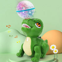 Light & Musical Stunt Dinosaur With Crystal Ball