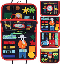 Montessori Multi-functional Activity Busy Book - Dark Blue