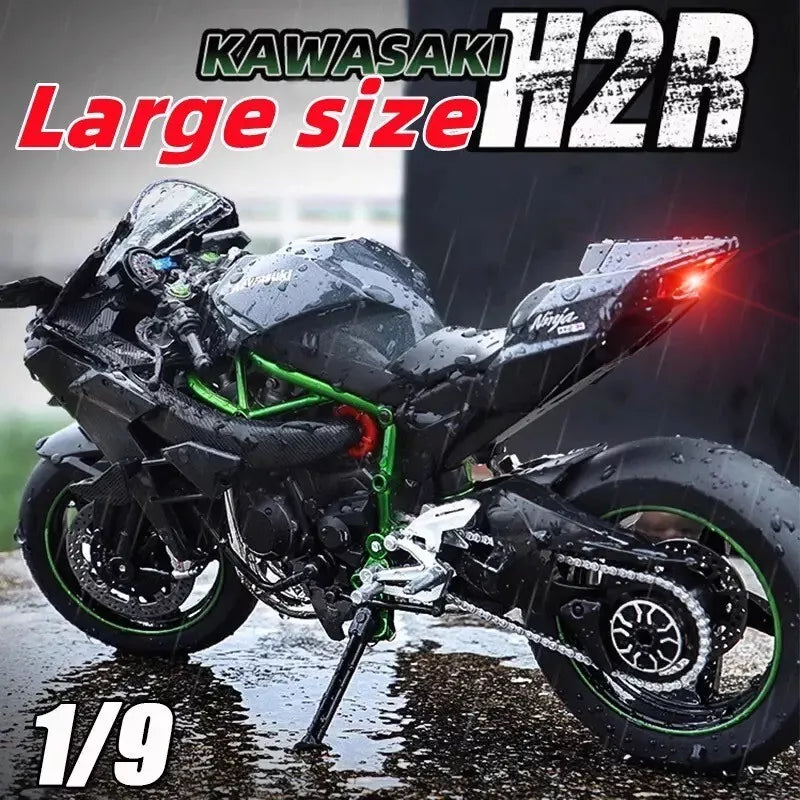 1:9 Diecast Kawasaki Ninja H2R Model Bike
