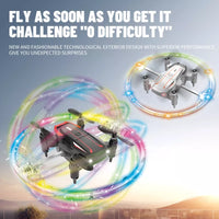 RC Mini Stunt Rolling Drone With Colorful Lights