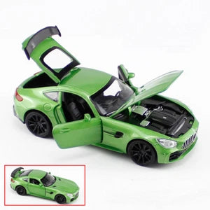 1:32 Diecast Mercedes AMG GT With Acrylic Display Box - Green