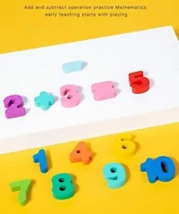 Wooden 8in1 Alpha-Numeric Pairing Board