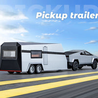 1:32 Tesla Pickup Truck With Trailer