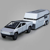 1:32 Tesla Pickup Truck With Trailer