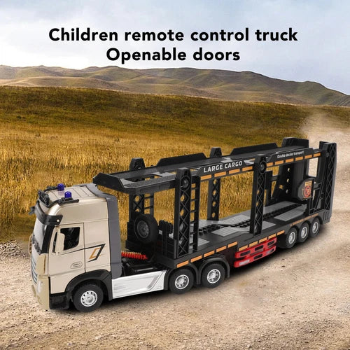1:24 RC 2.4GHz Diecast Large Cargo Double Layer Truck