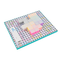 30Pcs Kids Touch Light-Up Magnetic Building Blocks