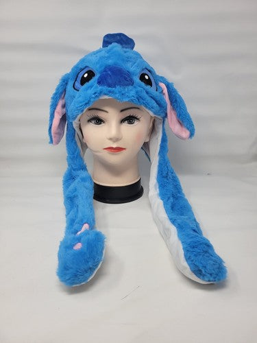 Premium Kids Stitch Luminous Glowing Ear Flaps Cap