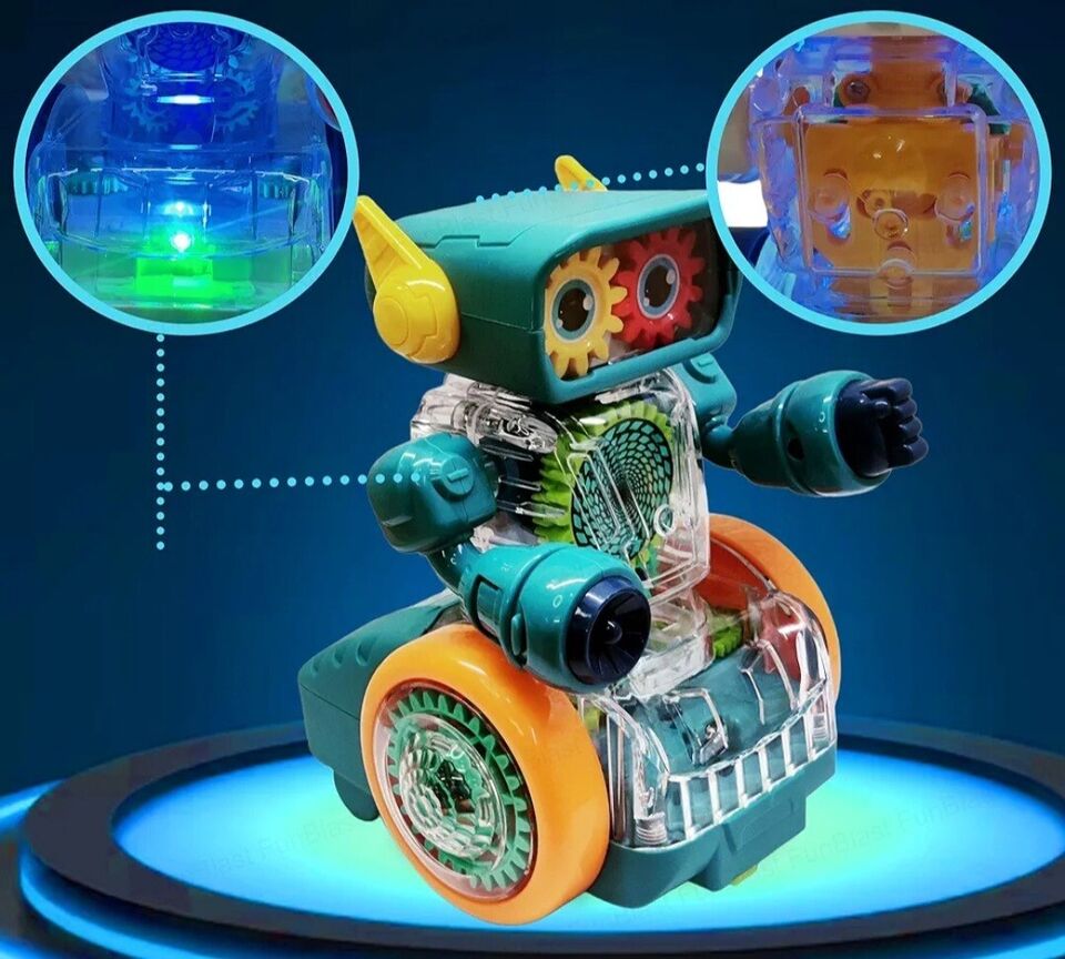 Electric Gear Rotatory Musical Robot