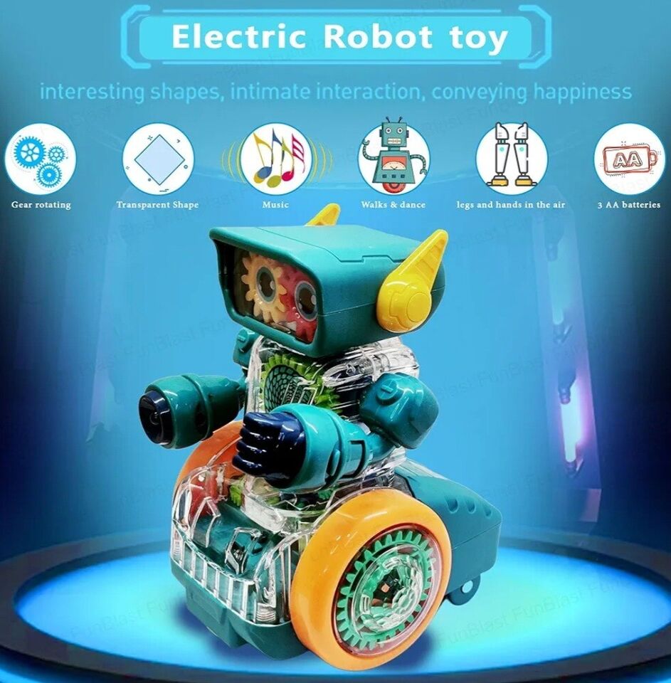 Electric Gear Rotatory Musical Robot