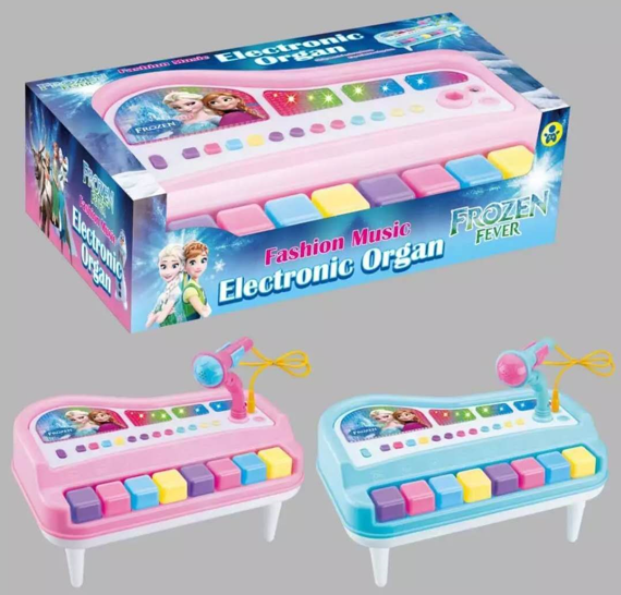 Frozen Fever Electronic Organ Piano With Unique Microphone