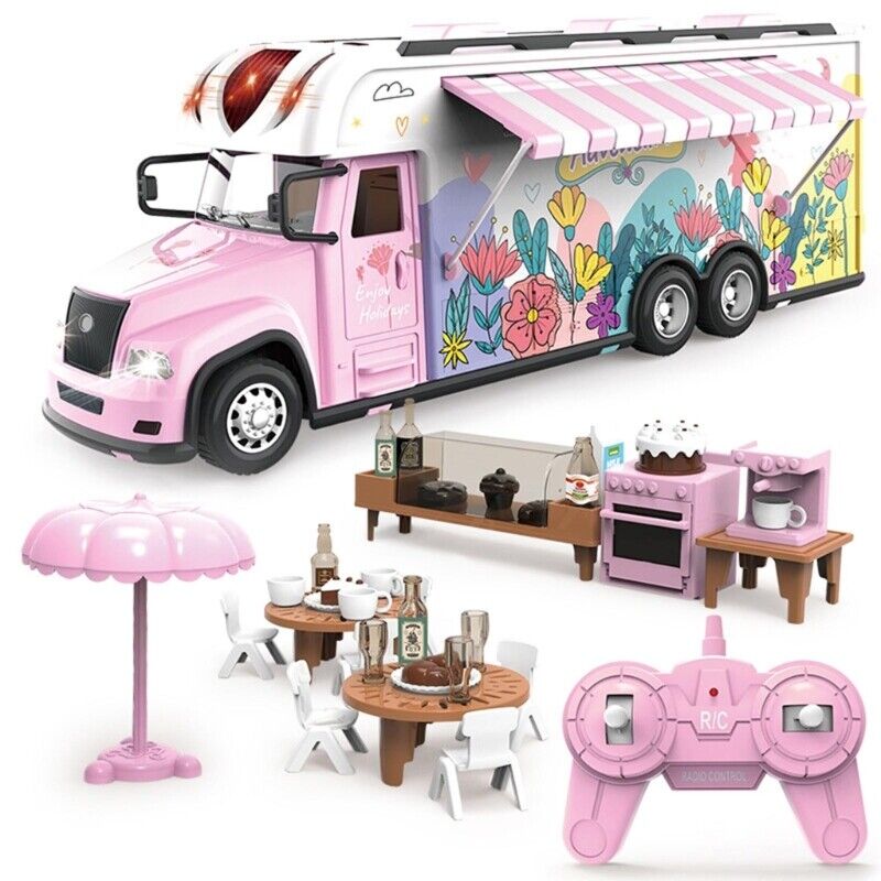 RC Lighting Truck With Mini Camping Furniture