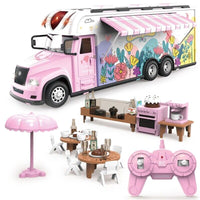 RC Lighting Truck With Mini Camping Furniture
