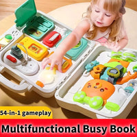 Multi-functional Montessori Puzzle Busy Book