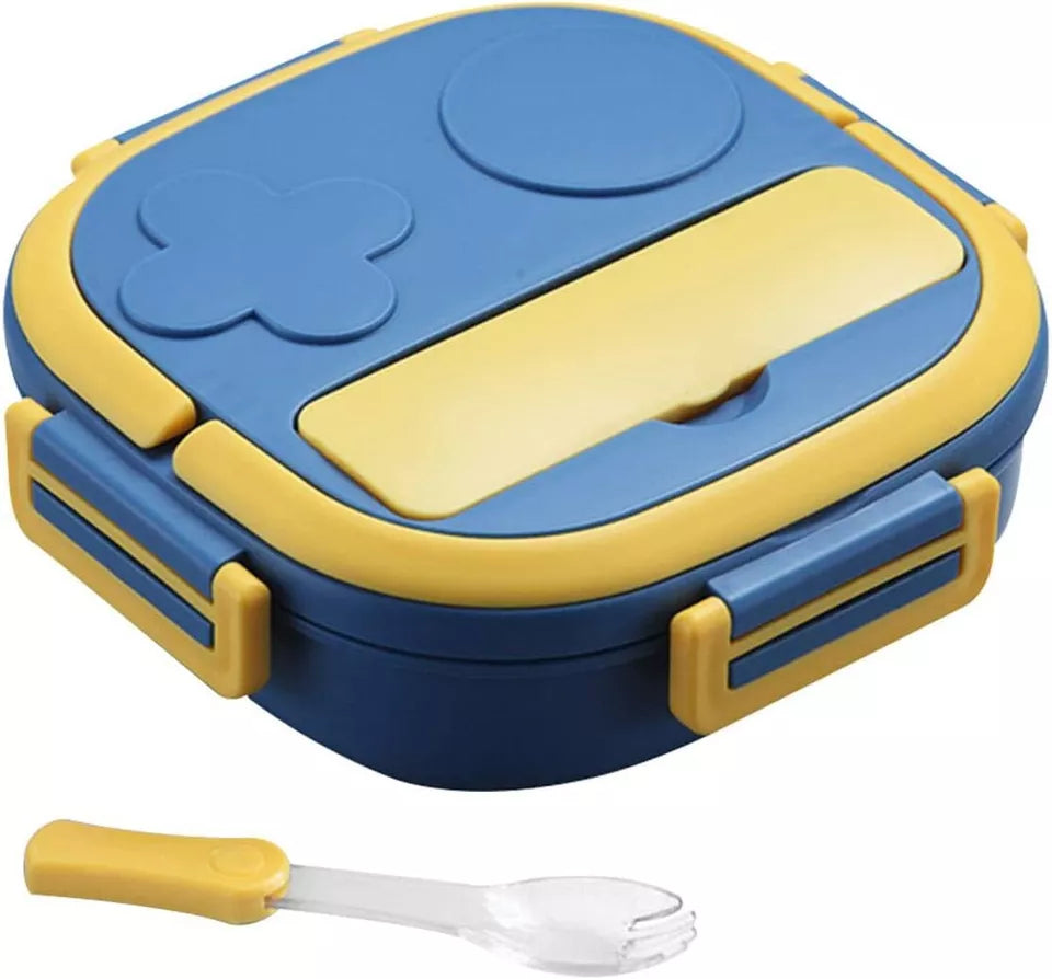 Kids Hot & Cool Stainless Steel Lunch Box With Spoon