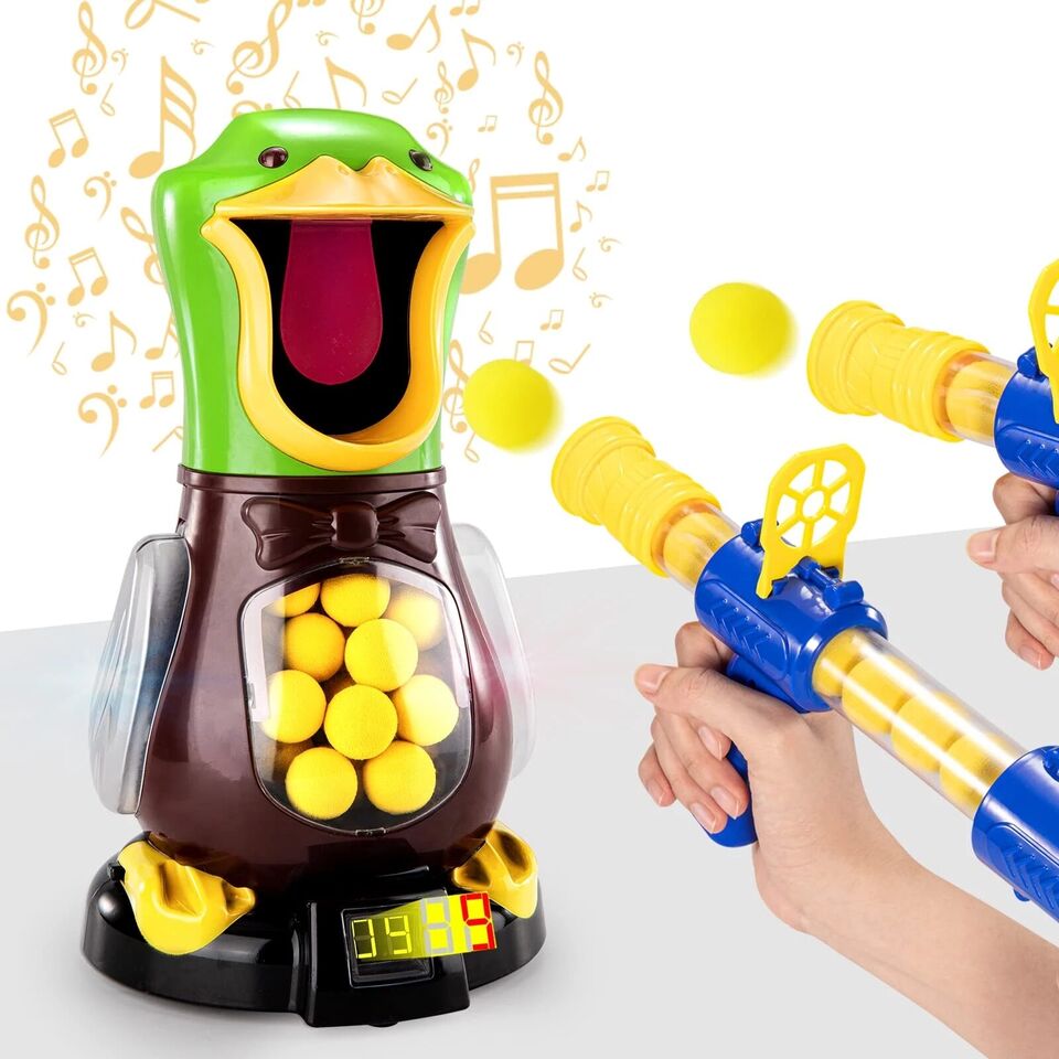 Soft Ball Gun Duck Shooting Game Toy
