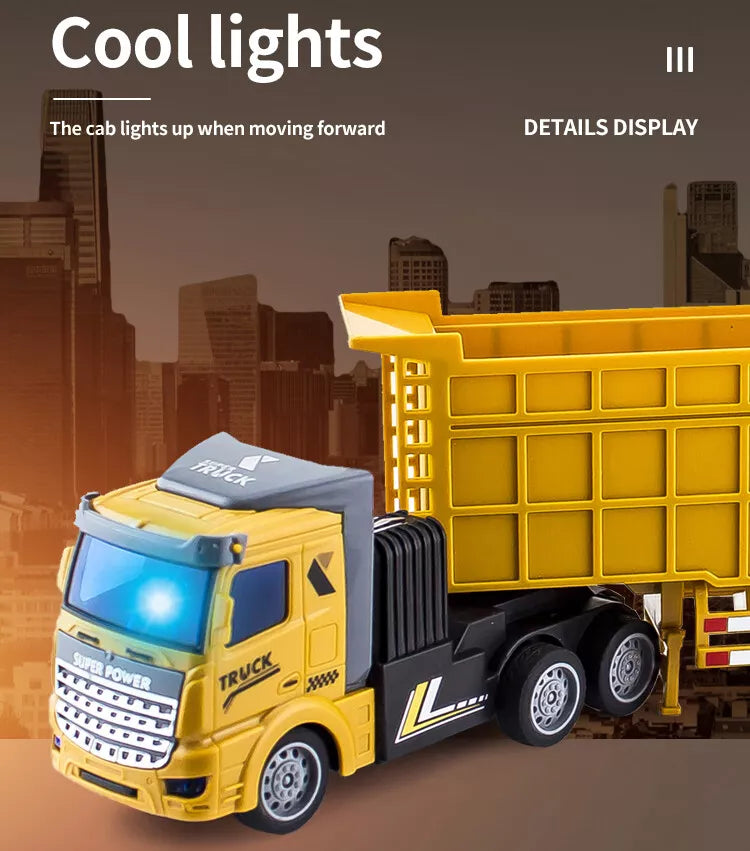 1:46 RC Dump Engineering Truck With Lights