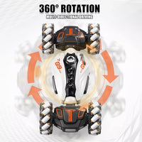 Remote & Gesture Control Dual Form Spray Stunt Twist Car