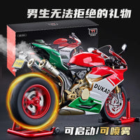 1:9 Diecast Ducati Bootable Spray Bike