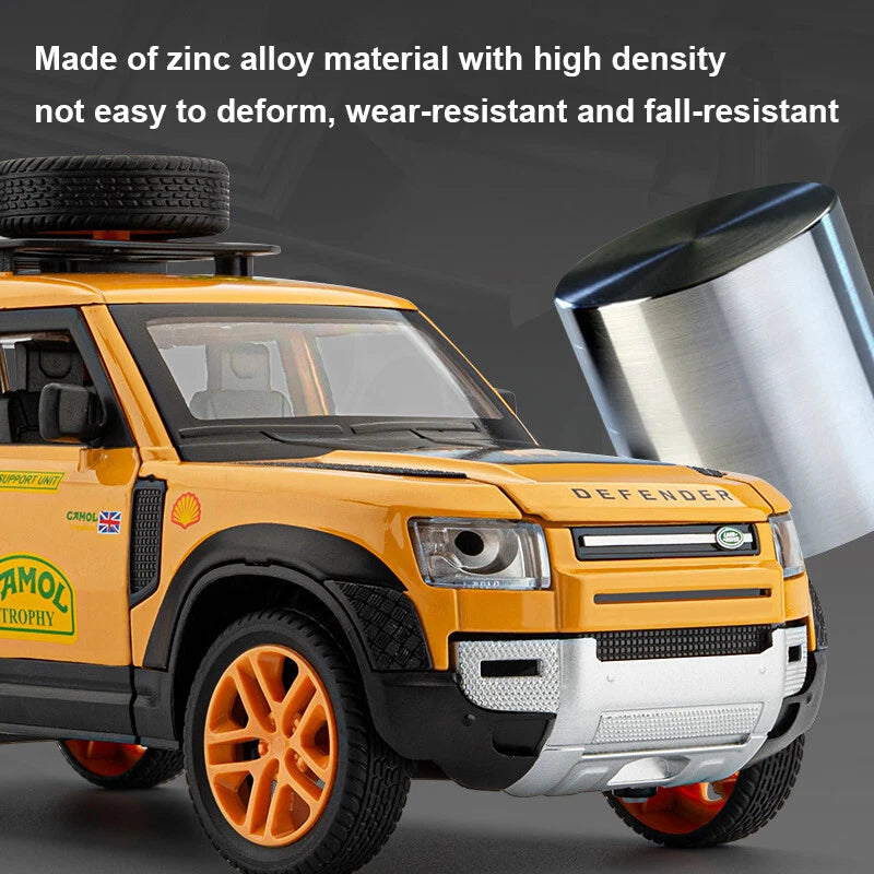 1:24 Diecast Land Rover Defender Modified Model