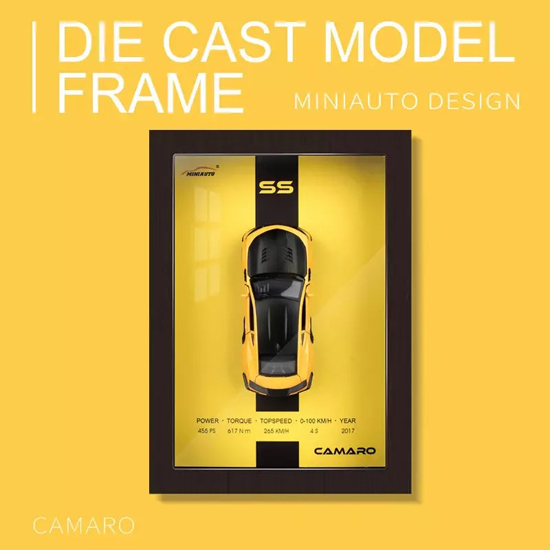 1:32 Diecast Camaro Model 3D Photo Frame