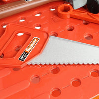 Pretend Play Kids Tool Bench Set With Electric Drill