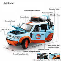 1:24 Diecast Land Rover Defender Modified Model