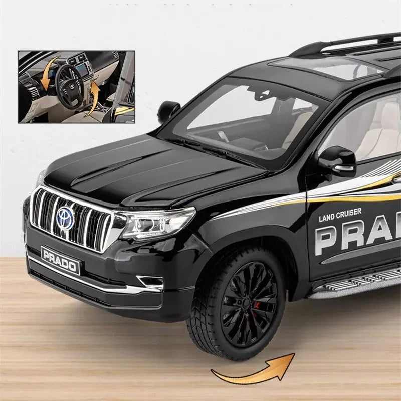 1:18 Diecast Toyota Land Cruiser Prado TX Model Car
