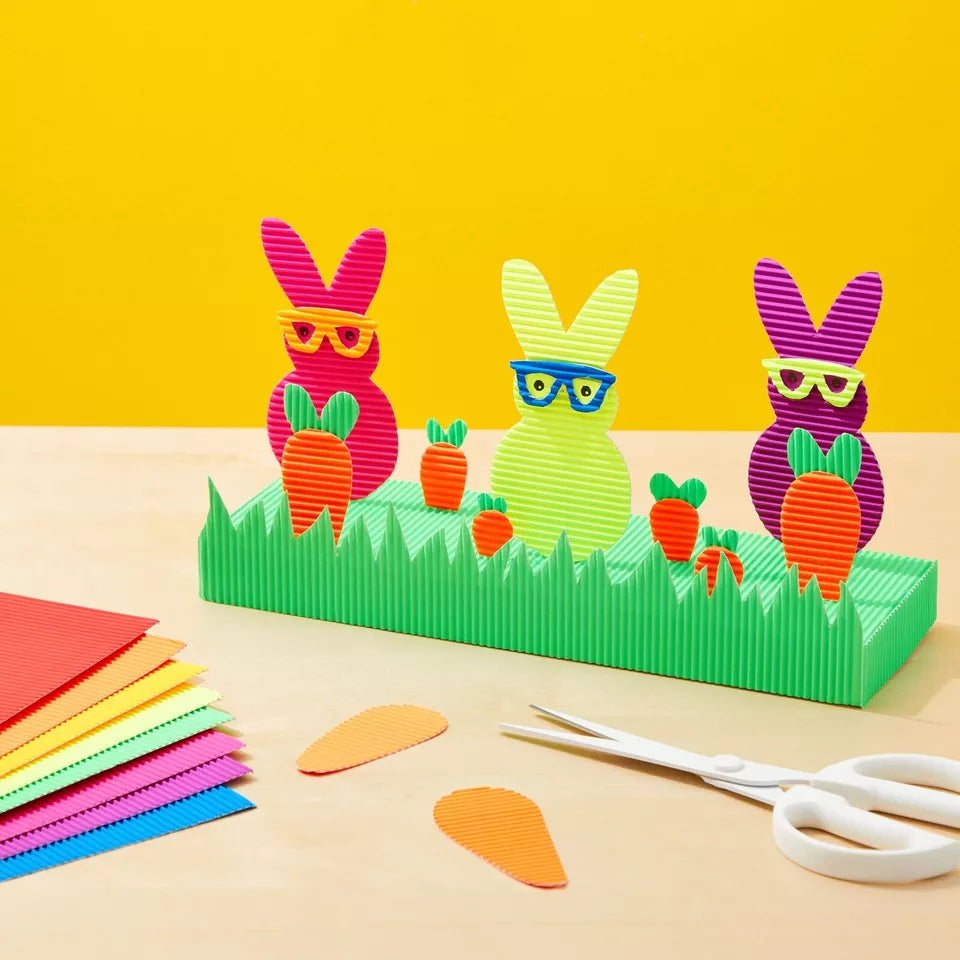 10Pcs DIY Corrugated Art & Craft Paper Sheet