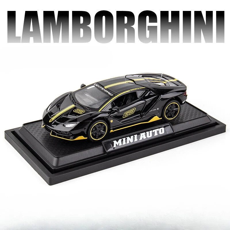 1:32 Diecast Lamborghini Centenario With Acrylic Display Box - Black