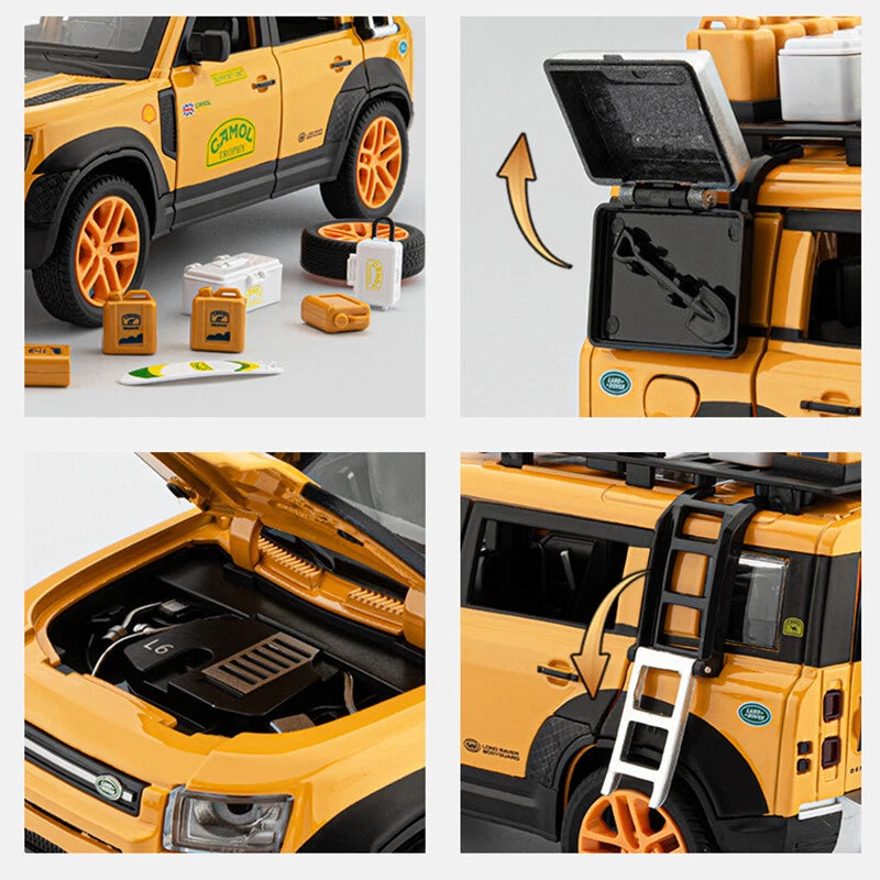 1:24 Diecast Land Rover Defender Modified Model