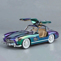1:24 Diecast Benz 300SL Crystal Color Model With Acrylic Box