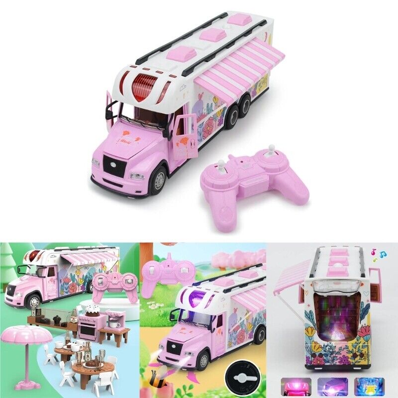 RC Lighting Truck With Mini Camping Furniture