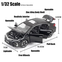 1:32 Diecast Toyota Corolla Hybrid Model Car