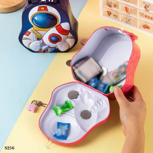Astronaut Themed Kids Coin Saving Box