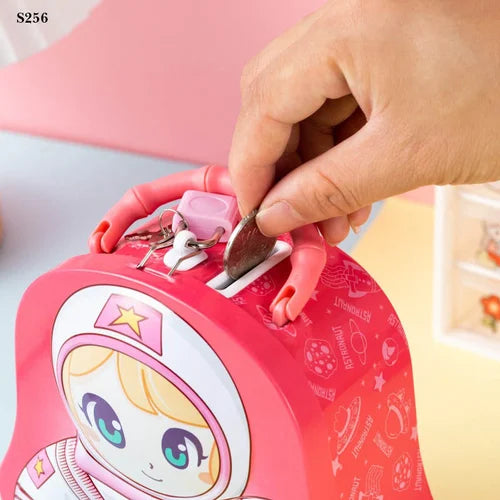 Astronaut Themed Kids Coin Saving Box