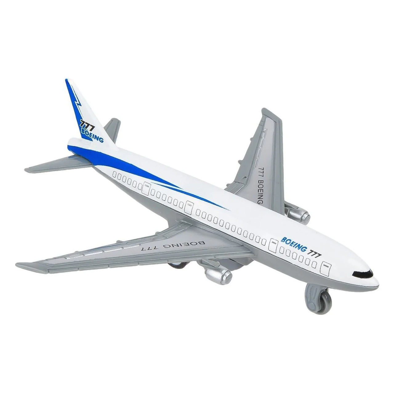 1Pc Diecast Pullback Boeing 777 Airplane
