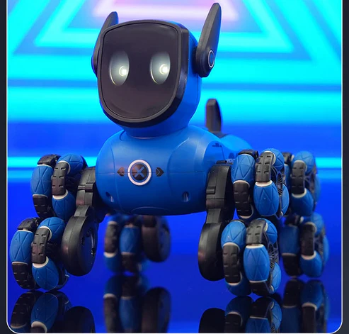 2.4G Mini RC 8 Wheels Stunt Robot Dog