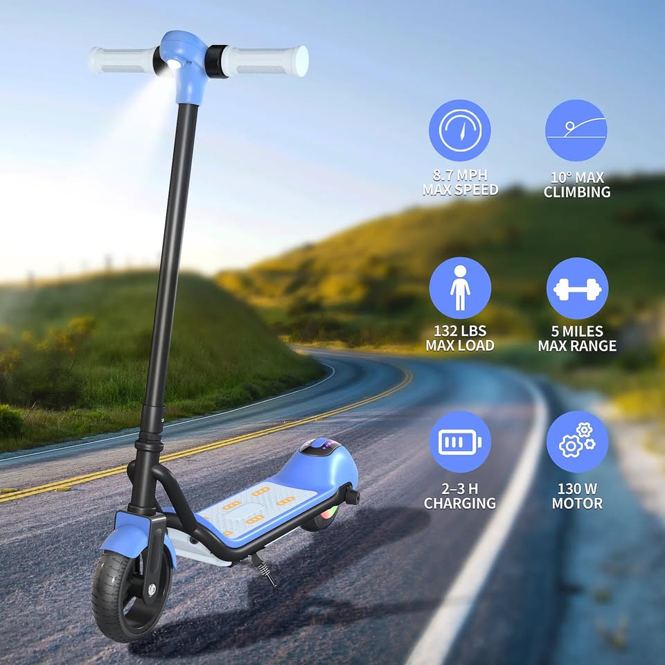 14Km/h Kids Electric Bluetooth Scooter