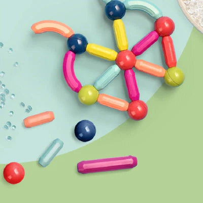42Pcs Magnetic Puzzle Sticks Set