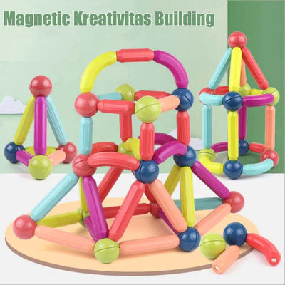 42Pcs Magnetic Puzzle Sticks Set