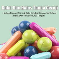 42Pcs Magnetic Puzzle Sticks Set