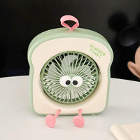 Rechargeable Mini Desktop Toast Fan
