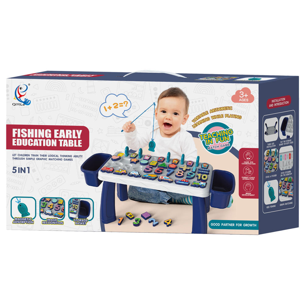 5-in-1 Early Education Fishing Table