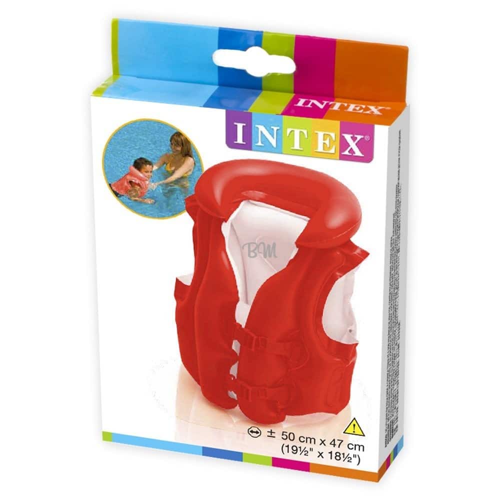 Intex Deluxe Pool Swim Vest - Orange