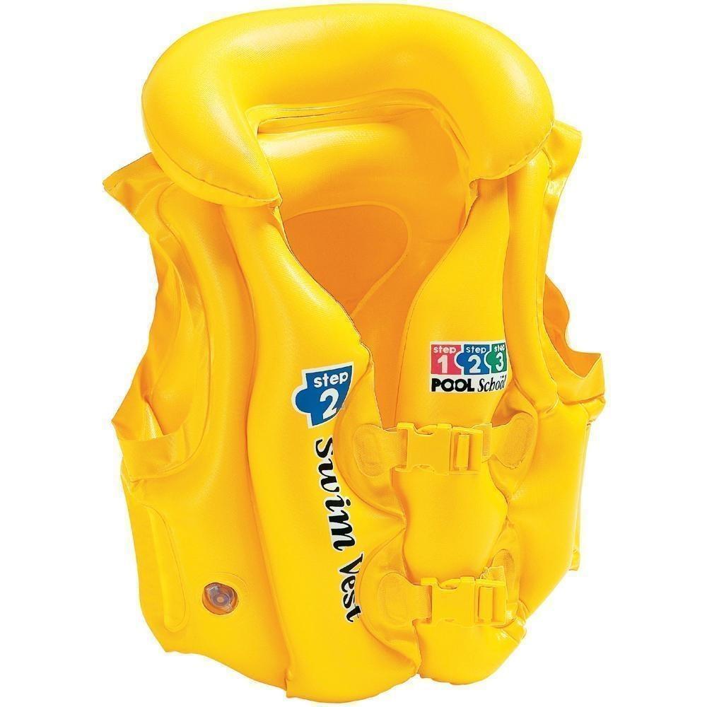 Intex Deluxe Pool Swim Vest - Yellow