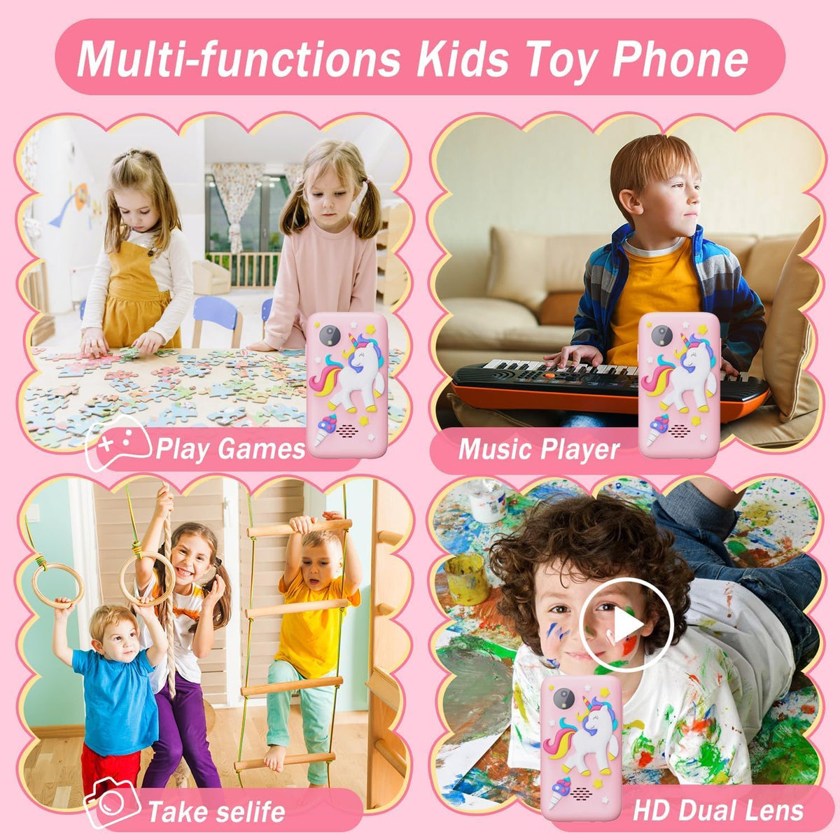Kids Dual Pony Horse Smart Phone