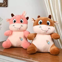8* Inches Baby Cow Stuff Toy