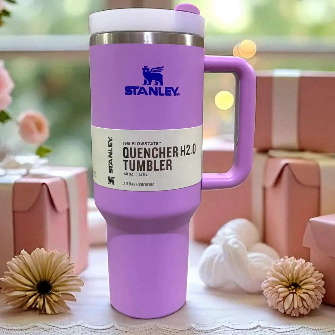 Stanley Insulated Tumbler With Straw - Purple