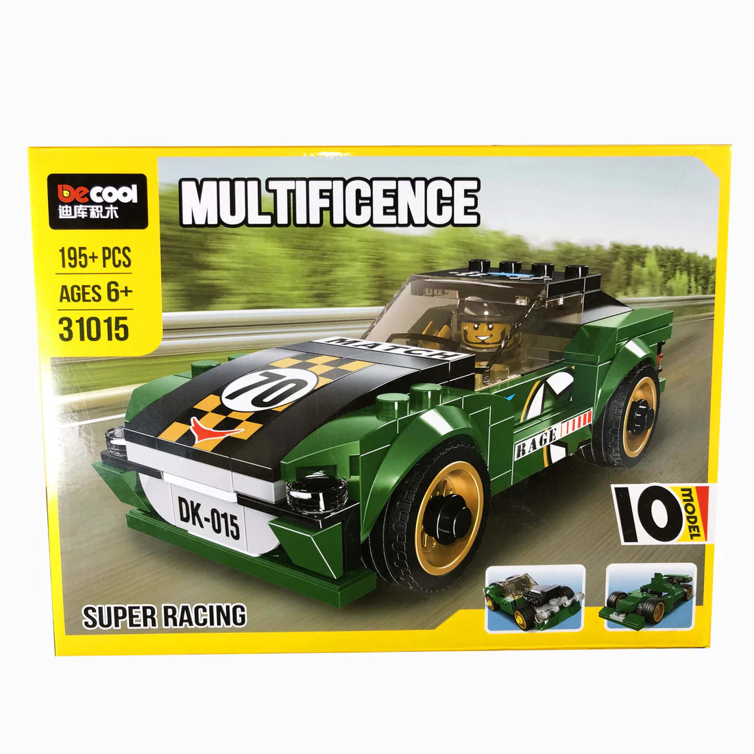 DIY Super Racing Model Bricks Set - 195+Pcs