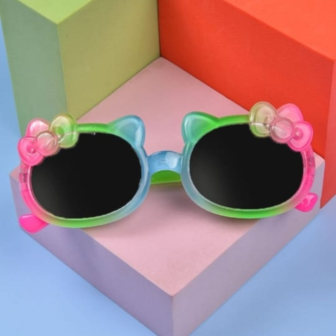 Kids Stylish Kitty Frame Sunglasses